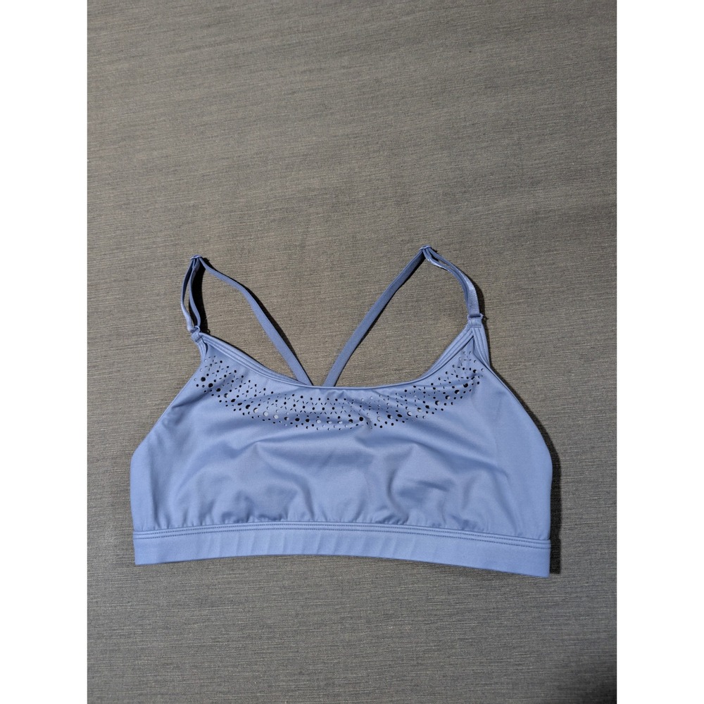 Victoria Sport Lightly Lined Periwinkle Blue Sports Bra Medium Active Workout